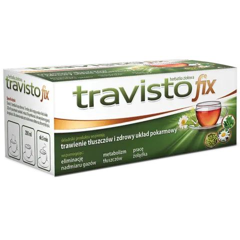 TRAVISTO FIX, herbata ziołowa, saszetki, 20 szt. x 1,5 g