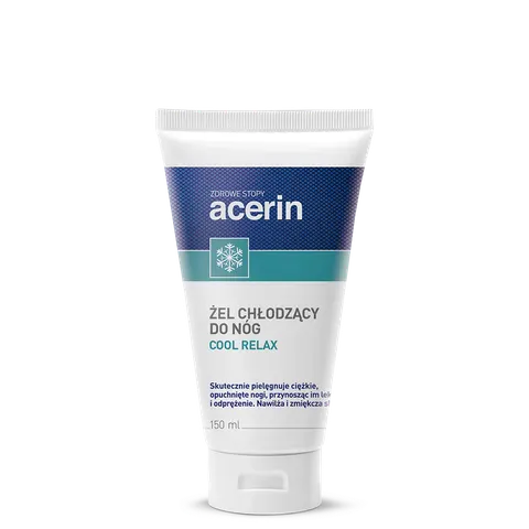 ACERIN COOL RELAX, chłodzący żel na opuchnięte i zmęczone nogi, 150 ml