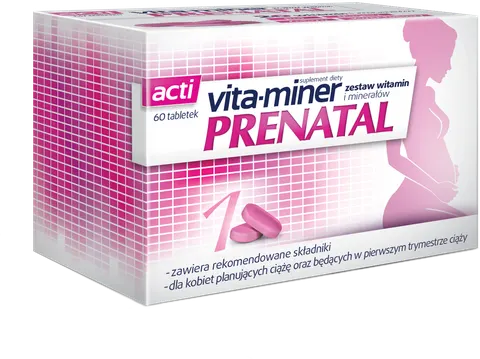 ACTI VITA-MINER PRENATAL, tabletki, 60 szt.