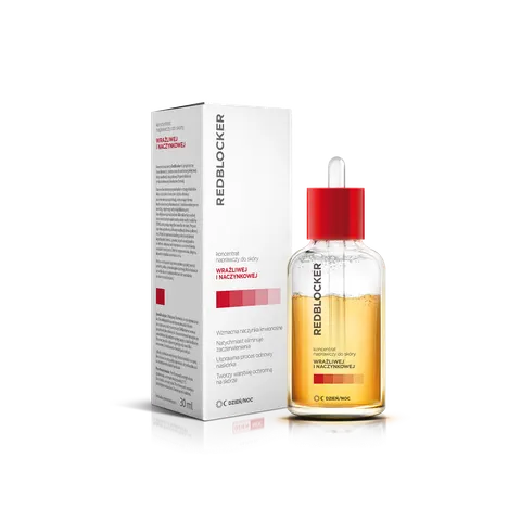 REDBLOCKER, koncentrat naprawczy do skóry wrażliwej i naczynkowej, 30 ml