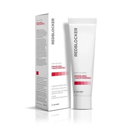 REDBLOCKER, krem do skóry naczynkowej, na noc, 50 ml