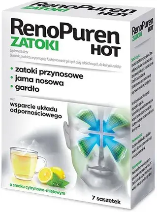 RENOPUREN ZATOKI HOT, saszetki, 7 szt.