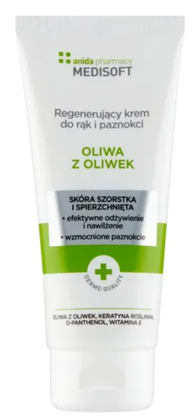 ANIDA KREM DO RĄK I PAZNOKCI, regenerujący oliwkowy, 100 ml