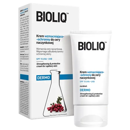 BIOLIQ DERMO, krem wzmacniająco-ochronny do cery naczynkowej, 30 ml