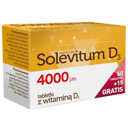 SOLEVITUM D3 4000, tabletki, 75 szt.