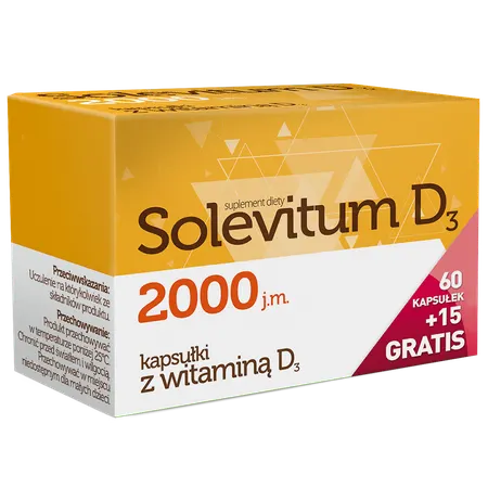 SOLEVITUM D3 2000, kapsułki, 75 szt.