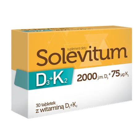 SOLEVITUM D3+K2, tabletki, 30 szt.
