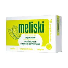 MELISKI, pastylki do ssania, 18 szt.