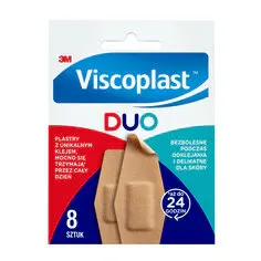 VISCOPLAST DUO, zestaw plastrów, 2 rozmiary, 8 szt.