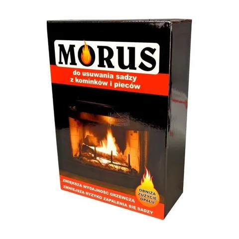 BROS MORUS Proszek do usuwania sadzy z kominków i pieców, 900 g