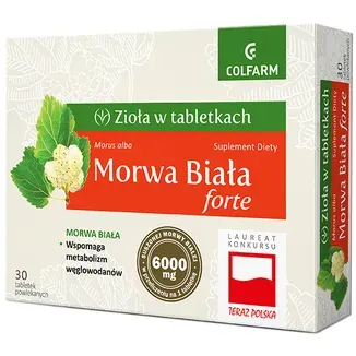 MORWA BIAŁA FORTE, tabletki, 30 szt.