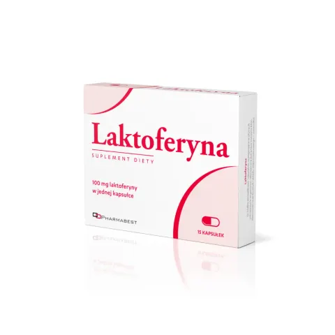 LAKTOFERYNA, kapsułki 0,1 g, 15 szt.