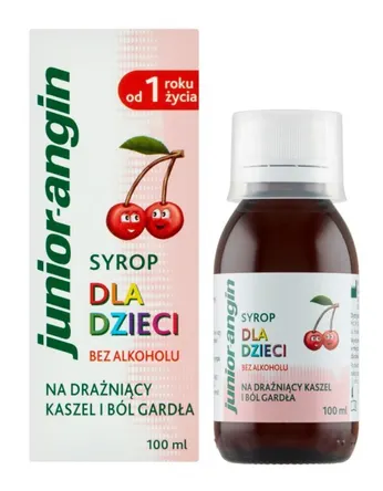 JUNIOR-ANGIN, syrop dla dzieci, 100 ml