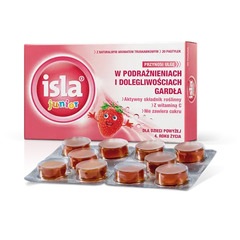 ISLA JUNIOR, pastylki do ssania 0,08 g, 20 szt.