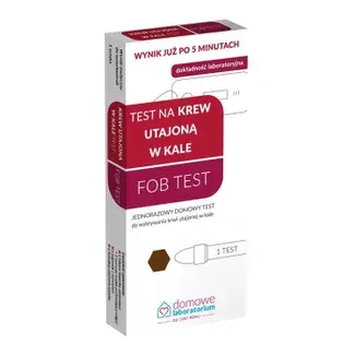 TEST FOB, na krew utajoną w kale, 1 szt.