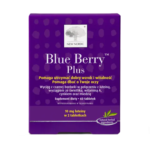 BLUE BERRY PLUS, tabletki, 60 szt.
