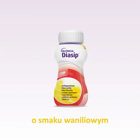 DIASIP, smak waniliowy, płyn, 800 ml (4 szt. x 200 ml)