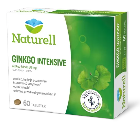 NATURELL GINKGO INTENSIVE, tabletki, 60 szt.