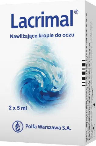 LACRIMAL, nawilżające krople do oczu, 10 ml