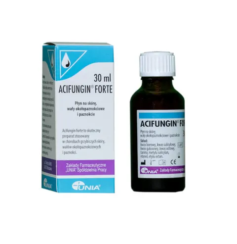 ACIFUNGIN FORTE, płyn do użytku zewnętrznego, 30 ml