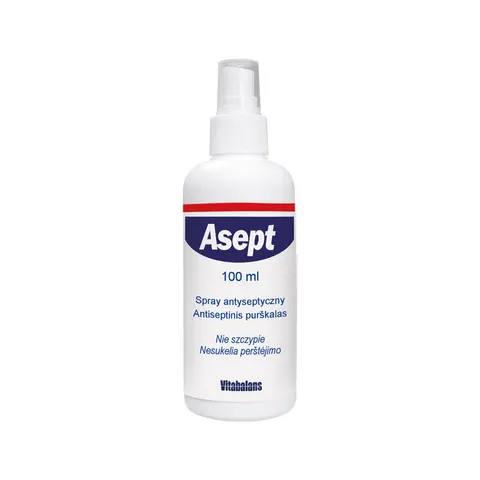 ASEPT, aerozol do dezynfekcji skóry, 100 ml