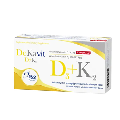 DEKAVIT D3 + K2, kapsułki, 30 szt.