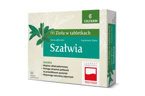 SZAŁWIA, tabletki powlekane, 30 szt.