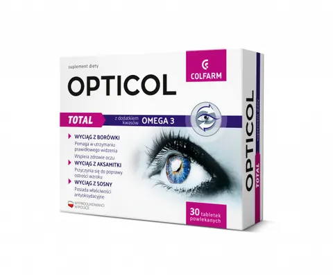 OPTICOL TOTAL, tabletki powlekane, 30 szt.