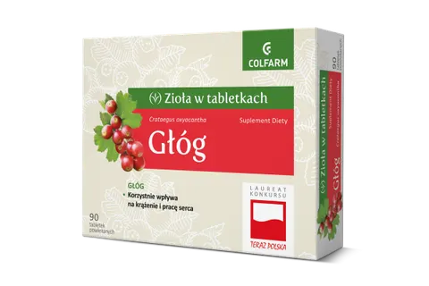 GŁÓG, tabletki powlekane, 90 szt.