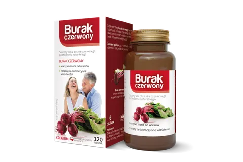 BURAK CZERWONY, tabletki, 120 szt.