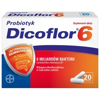 DICOFLOR 6, kapsułki, 20 szt.