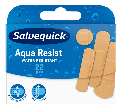 SALVEQUICK AQUA RESIST, plastry wodoodporne, 22 szt.