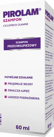 PIROLAM, szampon przeciwłupieżowy, 60 ml