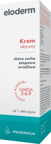 ELODERM, krem aktywny od 1. dnia życia, 75 ml