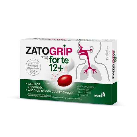 ZATOGRIP FORTE, tabletki powlekane, 15 szt.