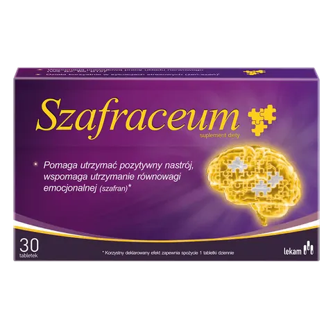 SZAFRACEUM, tabletki powlekane, 30 szt.