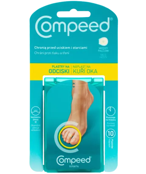 COMPEED NA ODCISKI NA PALCACH, plastry 1,75 x 6 cm, 10 szt.