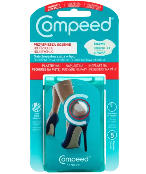 COMPEED NA PĘCHERZE NA PIĘTĘ, plastry, 5 szt.