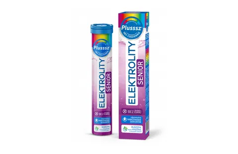 PLUSSSZ ELEKTROLITY SENIOR 100% COMPLEX, tabletki musujące, 24 szt.