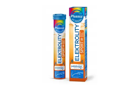 PLUSSSZ ELEKTROLITY SPORT 100% COMPLEX, tabletki musujące, 24 szt.