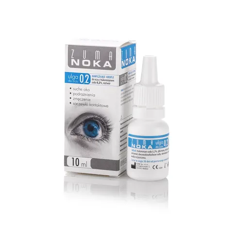 ZUMA NOKA 0,2%, krople do oczu z hialuronianem, 10 ml