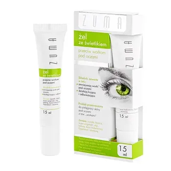 ZUMA ŻEL ZE ŚWIETLIKIEM, przeciw workom pod oczami, 15 ml