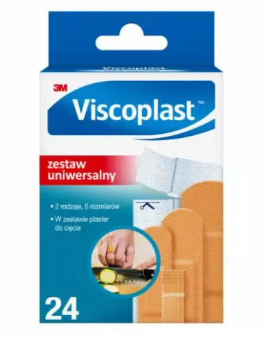 Zestaw plastrów uniwersalny VISCOPLAST mix 3M-4054596798328