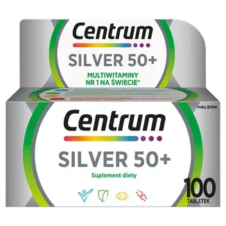 CENTRUM SILVER 50+, tabletki, 100 szt