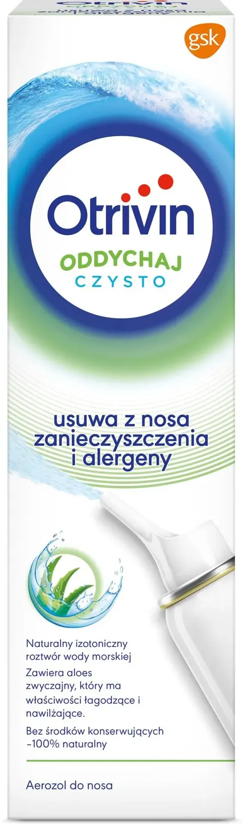 OTRIVIN ODDYCHAJ CZYSTO, aerozol do nosa, 100 ml