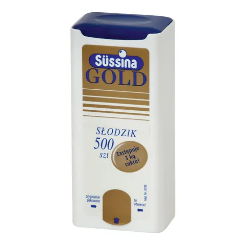 SUSSINA GOLD SŁODZIK Z DOZOWNIKIEM, tabletki, 500 szt.