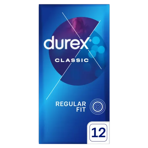 DUREX CLASSIC, prezerwatywy, 12 szt.