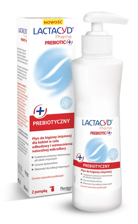 LACTACYD PHARMA PREBIOTIC+, płyn do higieny intymnej, 250 ml