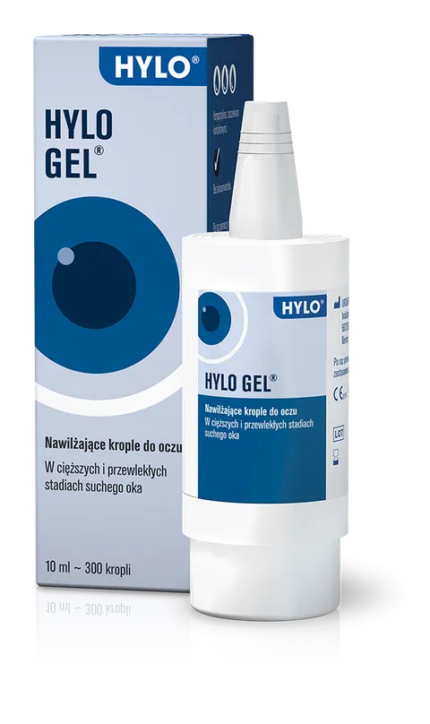 HYLO GEL, krople do oczu, 10 ml