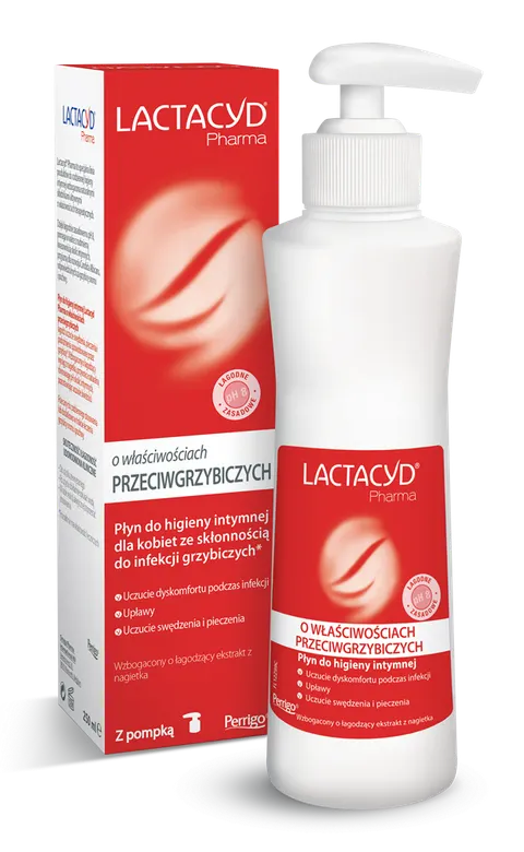 LACTACYD PHARMA PRZECIWGRZYBICZY, płyn ginekologiczny, 250 ml